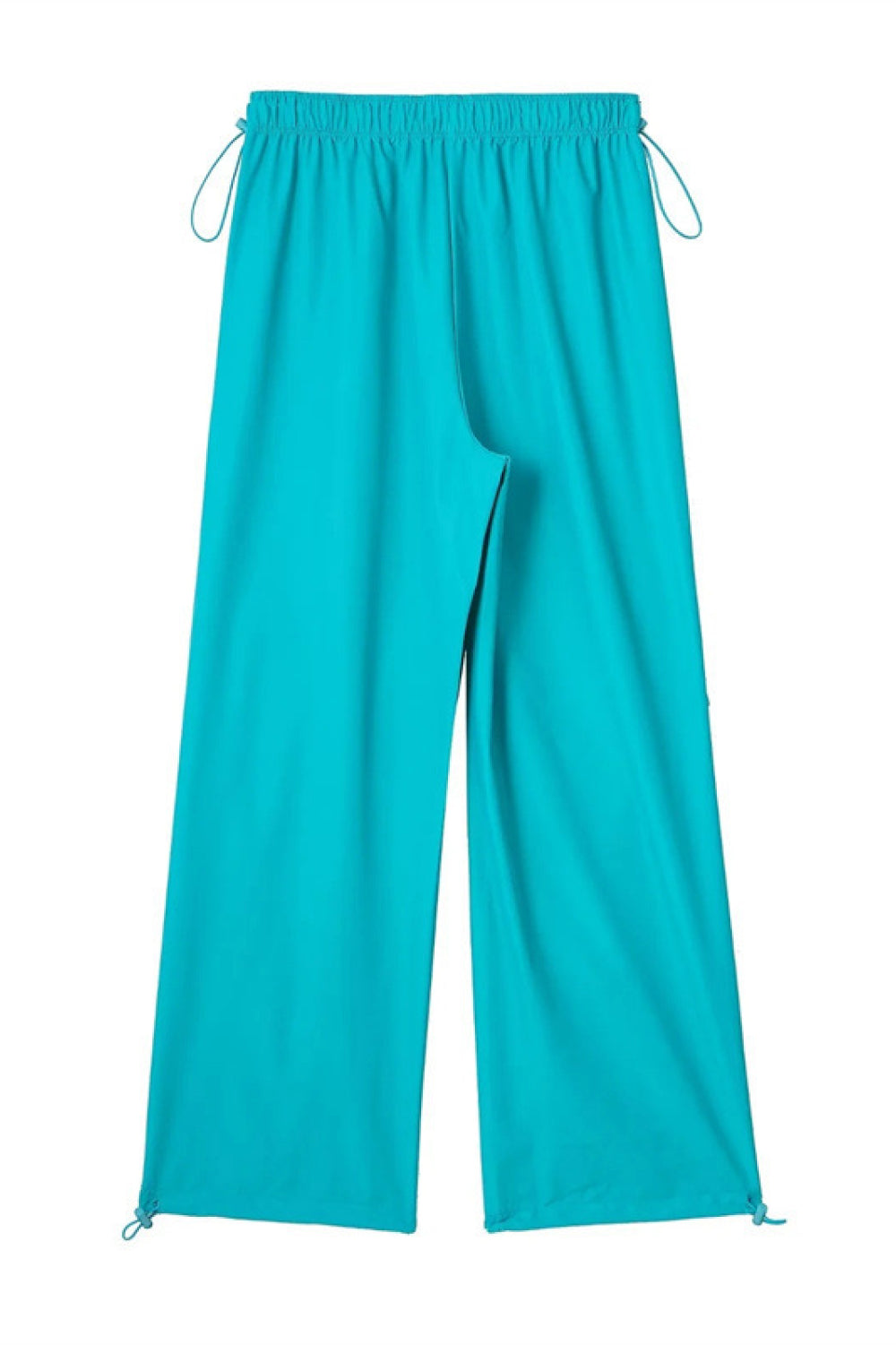 Drawstring Waist Pants with Pockets